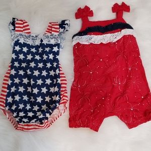July 4th suits for 9-12m baby girls